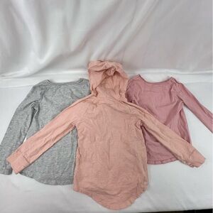 Girl's Long Sleeve Shirts - 3 Pack - 6/6x - Light Weight (Osh Kosh, Sonoma, Cart
